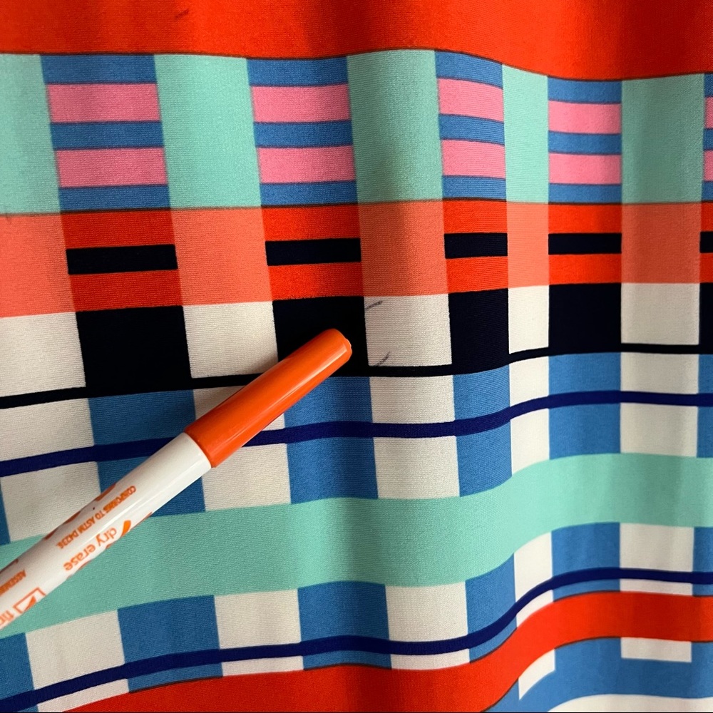 Eliza J Mixed Striped Shift Dress size 12P - Picture 2 of 10